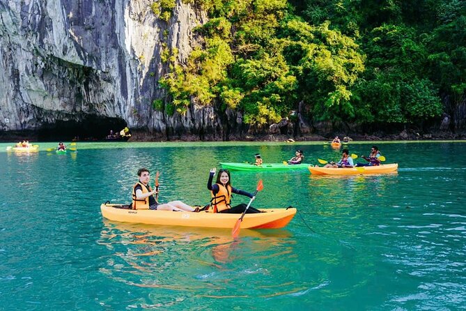 Excellent Halong Bay Day Cruise All Inclusive From Hanoi - Hang Luon Lagoon: Kayaking and Bamboo Boats Through the Sea-Limestone Maze