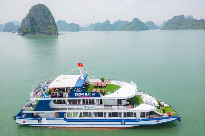 Excite Cruise Full Day Explore Halong Bay from Hanoi - Ti Top Island: the 360° view and a swim-or-rest option