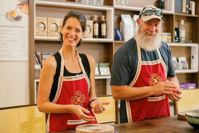 Experience Hanoi Cooking Class with Free Wine Tasting - Knife skills and four Vietnamese dishes: how the teaching stays practical