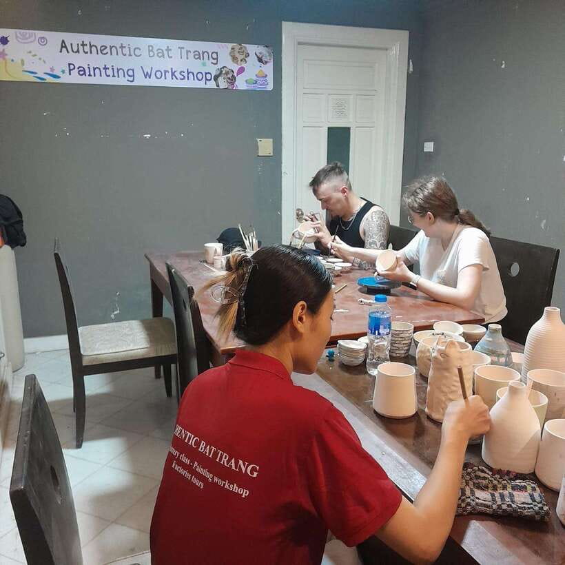 Experience the Art of Ceramic Painting | Hanoi’s Old Quarter - The teaching style: helpful, but you still keep control