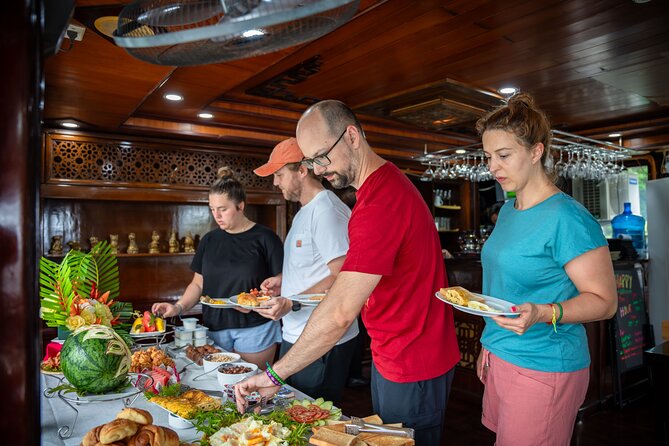 Explore Halong & Bai Tu Long Bay in 2 Days 1 Night from Hanoi - On-board evening: cooking class and night squid fishing