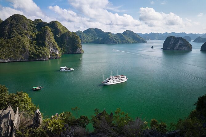 Featured: All-Inclusive OVERNIGHT Halong Cruises - many options - Night onboard: A/C cabin, private bath, and what all-inclusive really covers