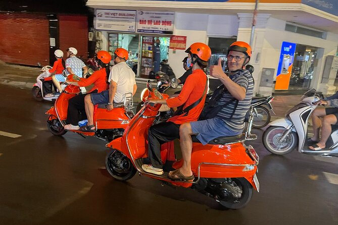 Female Riders Vespa Night Street Food + Train Street food 4 Hours - Stop 1: Old Quarter street-stall warm-up (30 minutes)