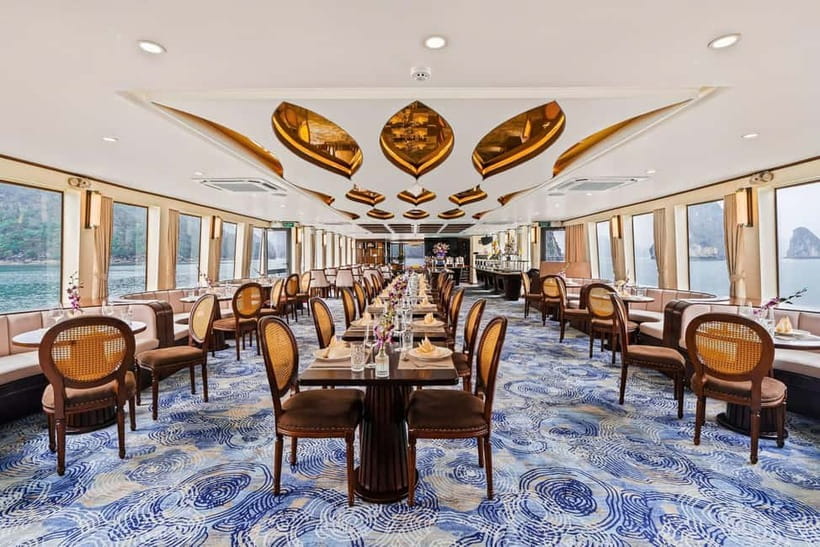 From Ha Long: Luxury Symphony Day Cruise with 2 Jacuzzi Pool - The Morning Start at Ha Long Cruise Port (What the Schedule Feels Like)