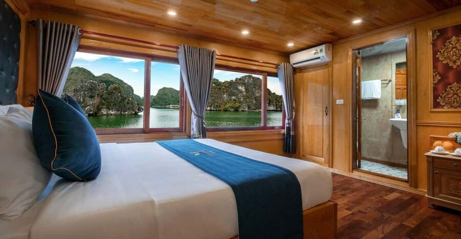 From Ha Noi : 3-Days Lan Ha Bay, Ninh Binh Small Group Tour - Day 1 on the Boutique Cruise: Check-In, Lunch, and Lan Ha Sailing