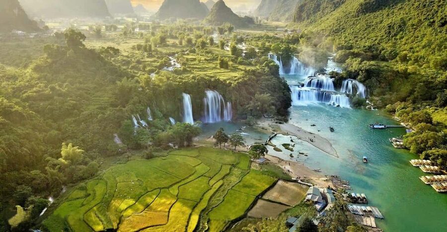 From Hanoi: 2-Day Ban Gioc Waterfall Tour - Small Group - Day 1: Ban Gioc Waterfalls and Nguom Ngao Cave in One Big Package