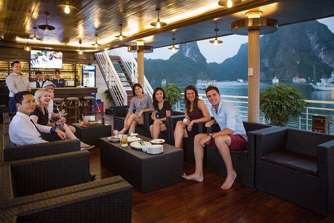 From Hanoi: 2-Day Luxury Halong Cruise Explore Caves & Island - Lunch and onboard meals: what the included food really means