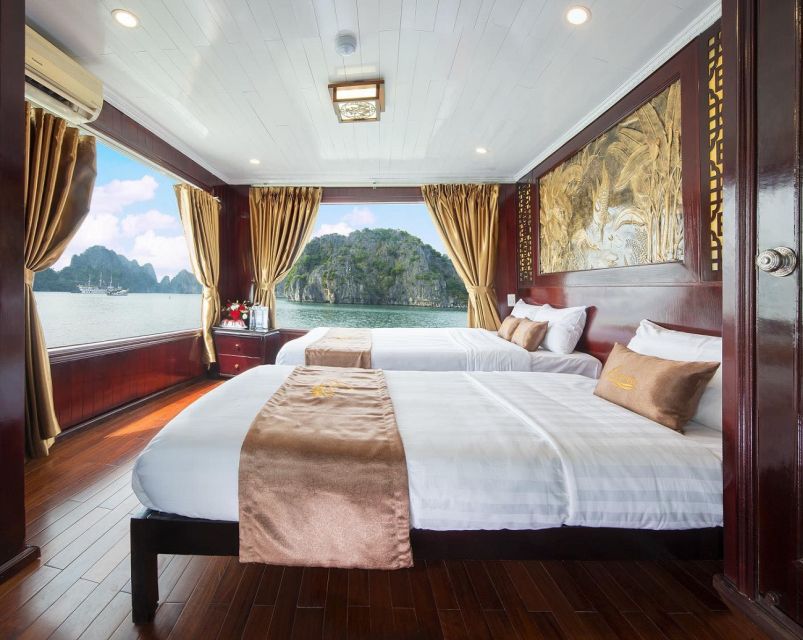 From Hanoi: 3-Day and 2-Night Cruise Stay at Bai Tu Long Bay - Day 2: Tra San and Be Ong Dau kayaking, plus private beach time