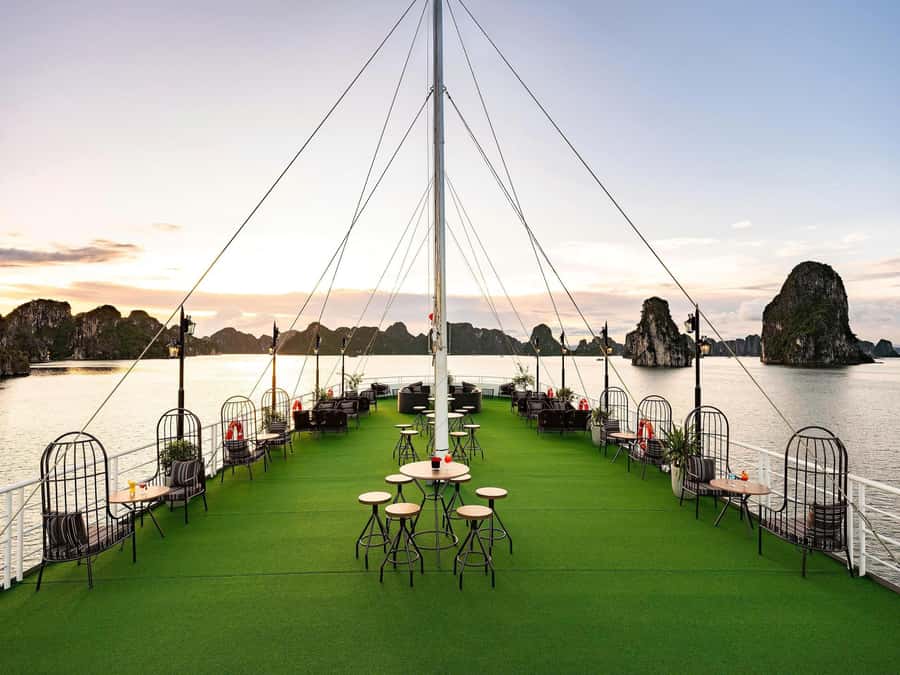 From Hanoi: 3-Day Ha Long and Lan Ha Bay Cruise with Meals - Day 2: Taichi First, Cat Ba National Park by Village, Then Ba Trai Dao Kayaks
