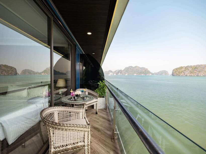 From Hanoi: 3 Day Ninh Binh & Ha Long-Lan Ha 5 Star Cruise - The real value: a private balcony cabin (and why you’ll use it)