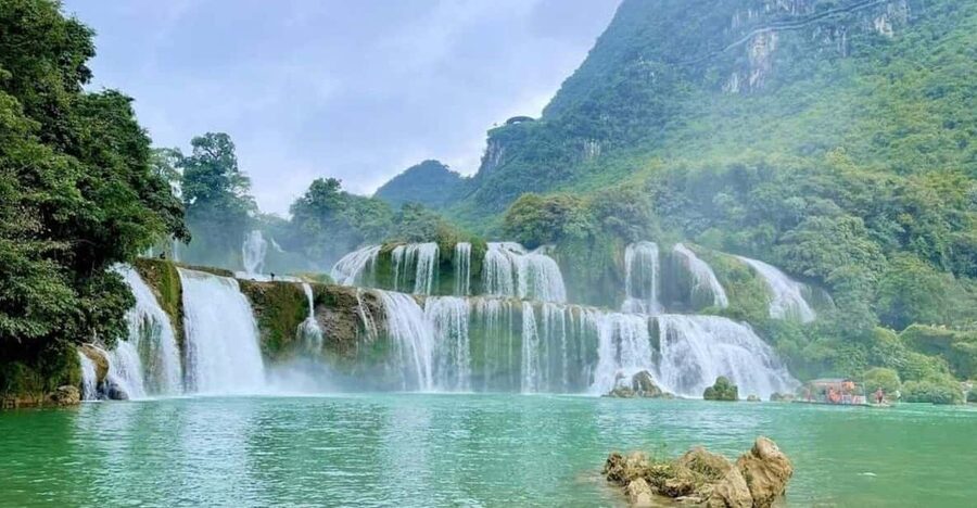 From Hanoi: Ban Gioc Waterfall 2 Day 1 Night - Small Group - Ban Gioc Waterfall: big power, border-country views, and crowd reality