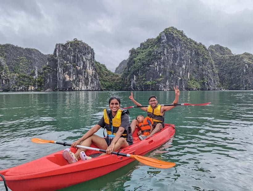 From Hanoi: Cat Ba Island and Lan Ha Bay Cruise Day Trip - Lunch on Board: Seafood, Meat, and Vietnamese Rice