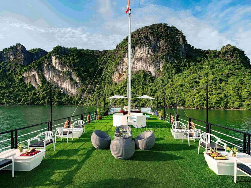 From Hanoi: Ha Long Bay Luxury Cruise with Big & Small Group - Sunset Party and Upper-Deck Free Time