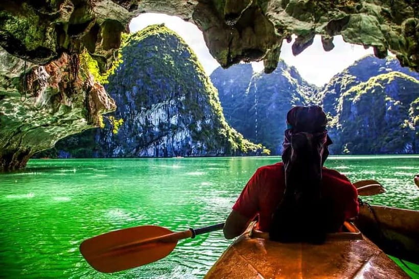 From Hanoi: Halong bay Luxury tour on 5 star cruise - TiTop Island: beach time plus a walk for the view