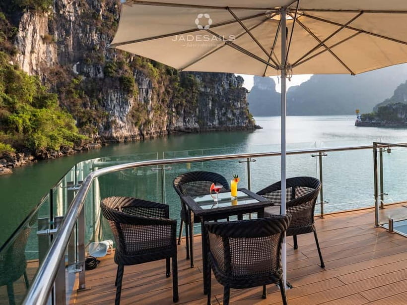 From Hanoi: Top-Rated Ha Long Bay Day Cruise with Jade Sails - 7.5 Hours Cruising Lan Ha Bay on Jade Sails
