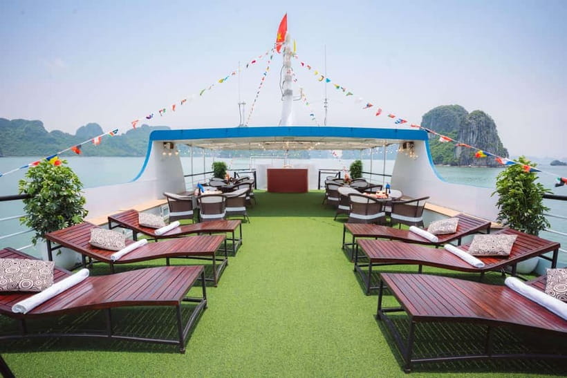 From Ninh Binh: Ha Long Bay 1-Day Trip Ending in Hanoi - Sunset Party on the Upper Deck: The Fun Part After the Main Stops