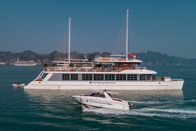 Full Day Group Tour in Lan Ha Bay - Ha Long Bay time (12:00–13:00): enjoying the cruise without feeling rushed