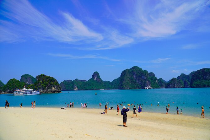 Full day Halong Bay Tour with Buffet Lunch - Ti Top Island: 500 Steps, Beach Time, and a View Check