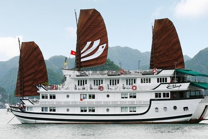 Full exclusion: Halong Bay 2D1N on the Cruise - Tuan Chau Island Check-In, Seafood Lunch, and First Islets