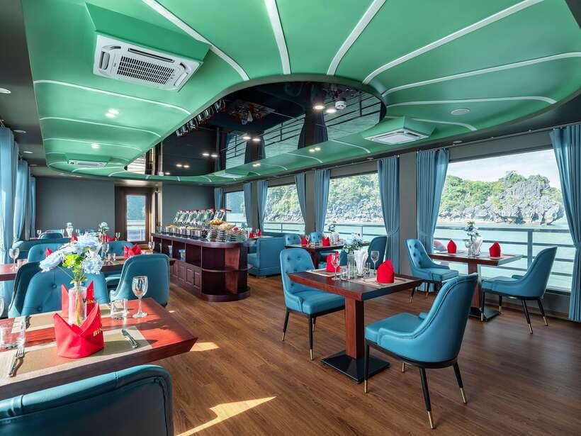Ha Long & Bai Tu Long bay cruise wt Kayakking & buffet lunch - Titop Island: beach time and a view climb if you feel like it