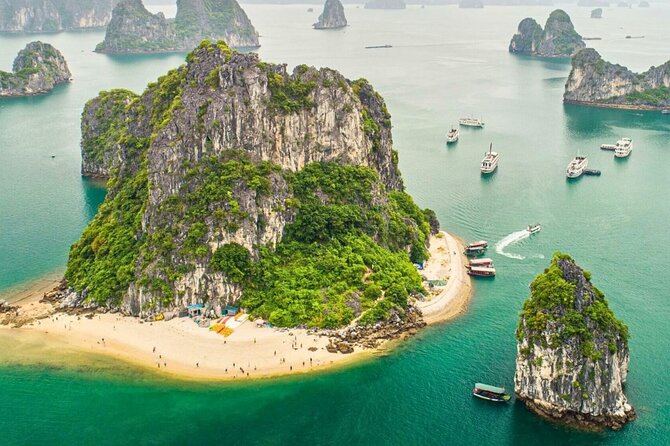 Ha Long Bay Cruise Day Tour-best selling: Included transportation - Cruise time and the sunset party that makes the day feel complete