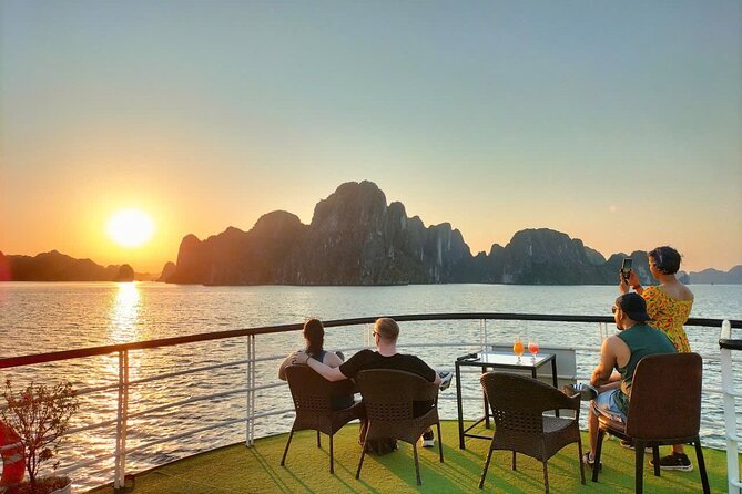 Ha Long Bay Cruise Day Tour - Cave, Kayaking, Swimming & Lunch - Ti Top Island: swim beach or viewpoint hike