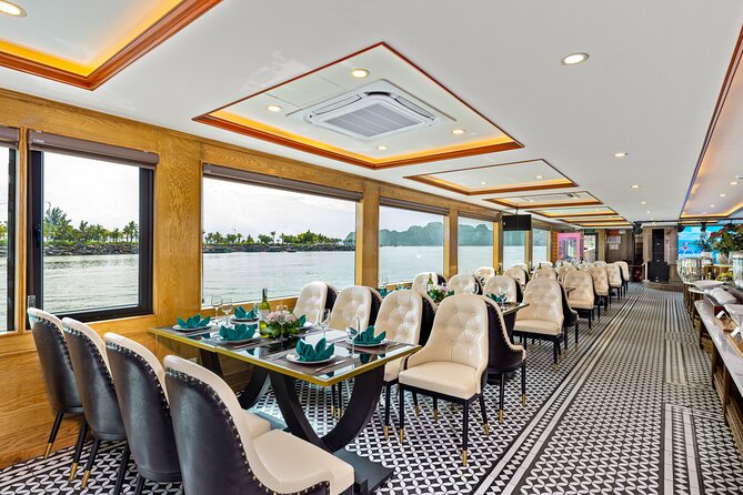 Ha Long Bay Day Tour by 5-Star Heritage Luxury Cruise From Hanoi - Luon Cave: kayaking or bamboo boat through the smaller passages