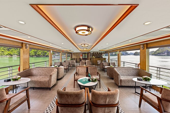 Ha Long Bay Day Tour by 5-Star Heritage Luxury Cruise From Hanoi - Ti Top Island: swim time or the climb for the view