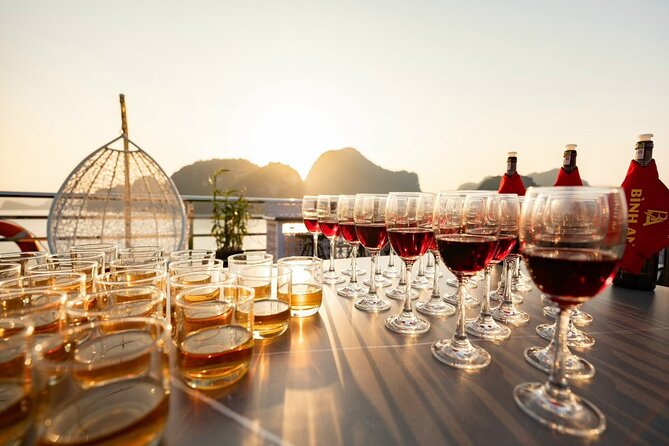 Ha Long Bay day trip with Luxury cruise - Boarding the Amethyst Day Cruise: what you get right away