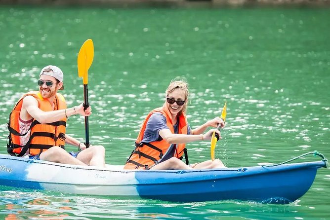 Ha Long Bay day trip with Luxury cruise - Lunch on board: seafood-focused, with vegetarian options
