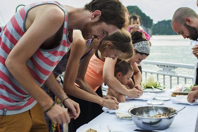 Ha Long Bay & Lan Ha Bay 2D1N on 5-star Cruises - Food on Board: Breakfast, Lunch, Dinner—What That Means for Your Day