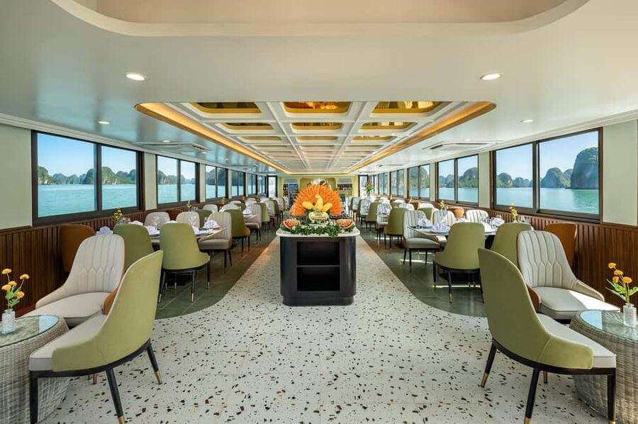 Ha Long Bay Luxury Day Cruise with Buffet Lunch - Getting to Halong Bay: Old Quarter pickup and the expressway run