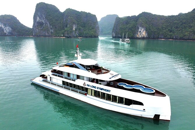 Ha Long Symphony Cruise Luxury Day Tour from Harbor with Pick up - Quick highlights before you go