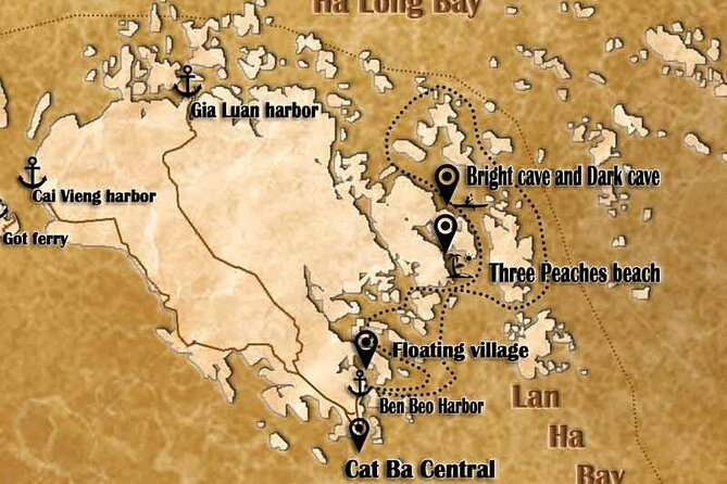 Ha Noi - Cat ba island - Lan Ha Bay - Kayaking 1 Day - Southern Ha Long Bay Views: Dau Be Island, Vung Vieng, and the Arches