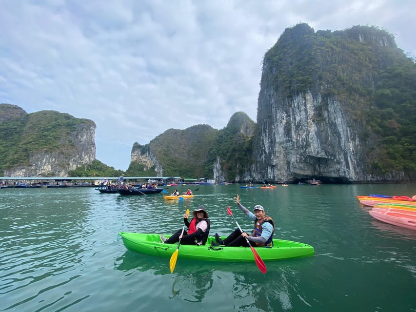Ha Noi: Ha Long Bay 1 Day/ Full Service/ Small Group & Lunch - Luon Cave by Kayak or Bamboo Boat: Optional Adventure, Extra Cost
