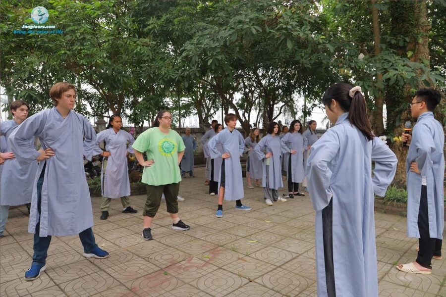 Ha Noi - Half-day Mindfulness meditation retreat - 10:15–10:30: mindful talking and karma lessons with photos