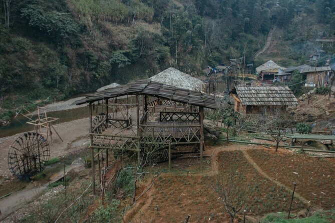 Half Day Cat Cat Village Tour Guided from Sapa - Waterfall, the bridge, and the French hydraulic power station area