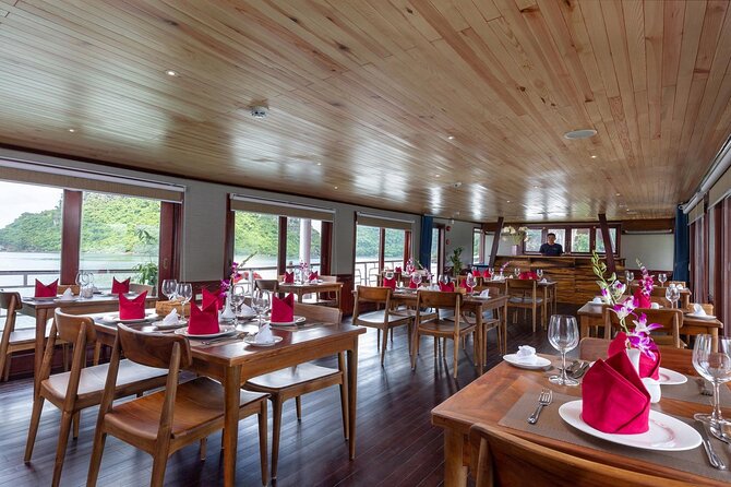 Halong Amazing Sail Luxury 1 Day Small Group Tour 7-Hour Cruising - Stop 4: Ti Top Island for the 360-degree view and a swim window
