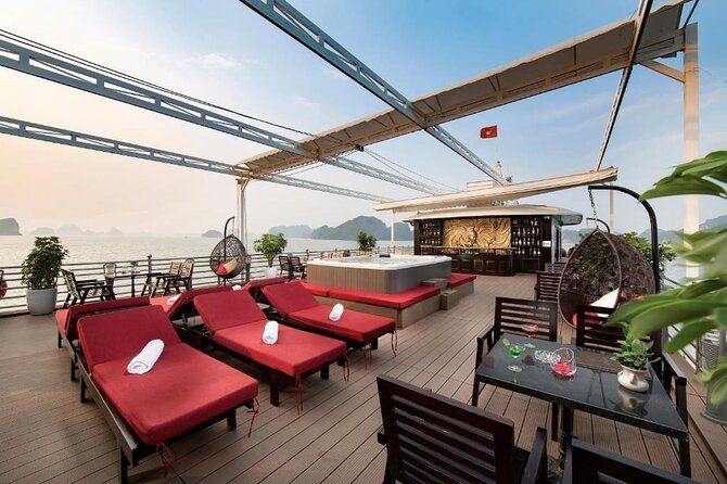 Halong Bay 2 Days 1 Night with Athena Cruise - Day 2 at 6:00 am: sunrise photos and tai chi on the bay