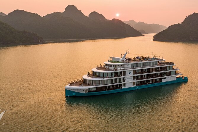Halong Bay 2 Days-1 Night With The Capella Cruises 6 Star - Day 2 Starts With Tai Chi and Breakfast With Bay Views