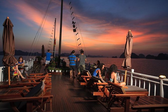 Halong Bay 2D1N BEST CRUISES All-Inclusive: Transfer, Meals, Kayak, Cave, Island - Food, Cookery Demo, and the Boat’s Calm Pace