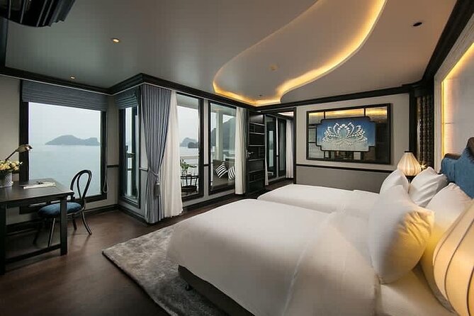 Halong Bay 2D1N Cruise Tour, Full Meals, Caves, Kayak &Transfer - Dark & Light Cave by Kayak or Bamboo Boat