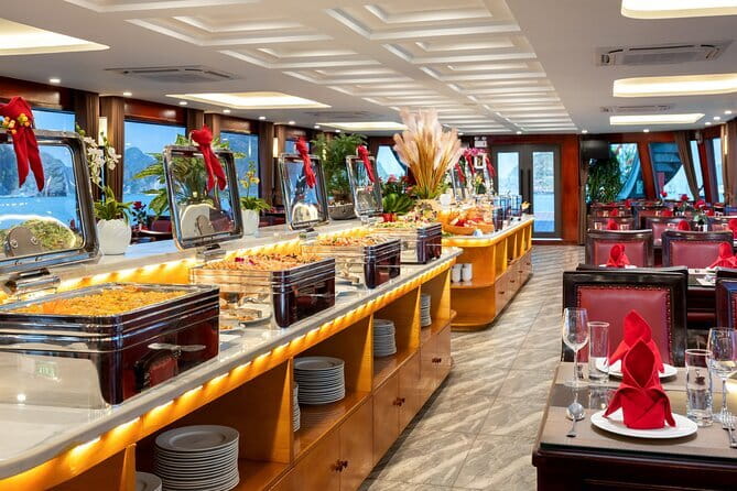 Halong Bay 5-Star Day Cruise, Buffet Lunch, Cave, Kayak, Transfer - Sung Sot Cave: the big limestone wow stop