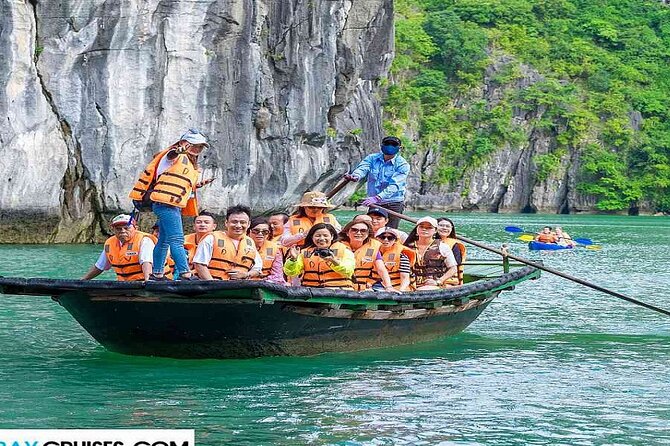 Halong Bay Cruise One Day Luxury Cruises - Bo Hon archipelago and Surprising Cave: stalactites, stalagmites, and a lot of photos