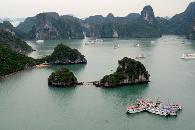 Halong Bay day cruise with Cave, Kayaking and Swimming on highway - From Hanoi to Tuan Chau: an early start that’s actually worth it