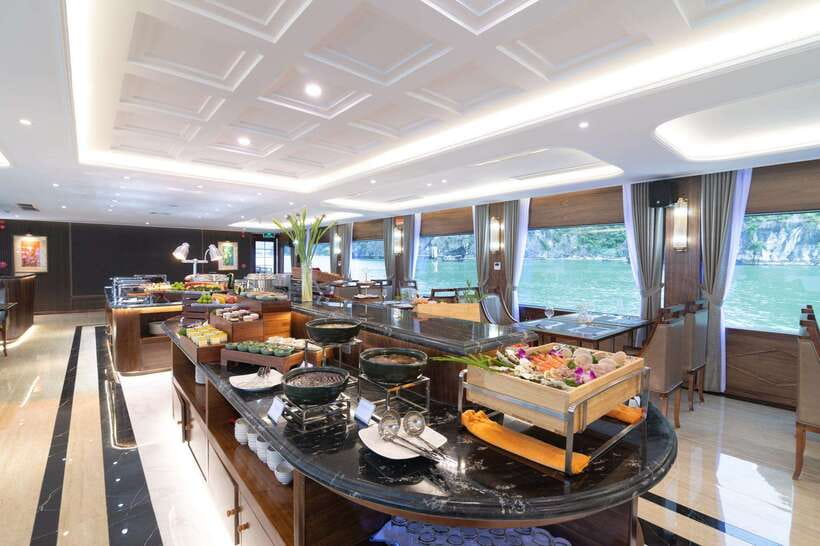 Halong bay day tour: Best seller IRIS CRUISE with live band - From Hanoi to Ha Long: shared transfers, quick breaks, and where the day can wobble
