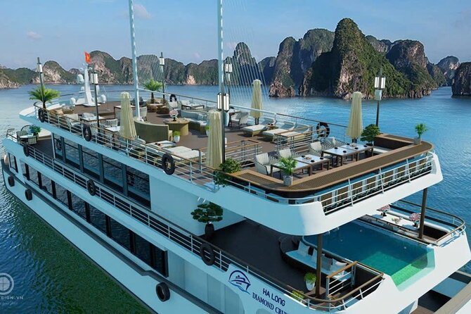 Halong Bay Day Tour By Diamond Era Cruise,Titop,Sung Sot & kayak - A One-Day Ha Long Bay Schedule That Starts in Hanoi