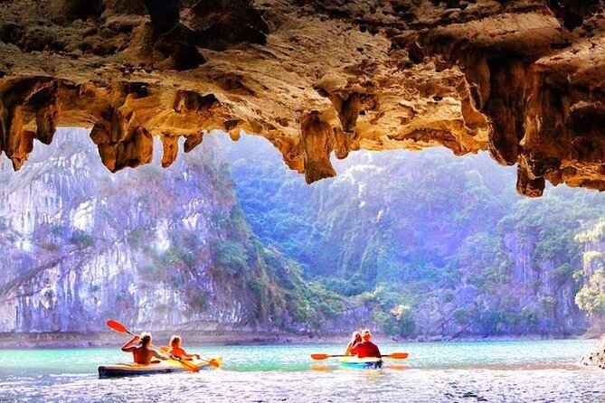 Halong Bay Day Tour By Diamond Era Cruise,Titop,Sung Sot & kayak - Hang Luon Lagoon: Kayaking or Bamboo Boat for Real Water Time