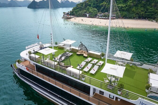 Halong Bay Day Tour Luxury Cruise With Jacuzzi and Buffet Lunch - Key things that make this Halong Bay day cruise worth a look