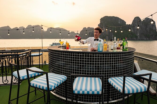 Halong Bay Day Tour With Sunlight Luxury Cruise With Transfer - Sung Sot Cave: the big name stop, with stairs to plan for